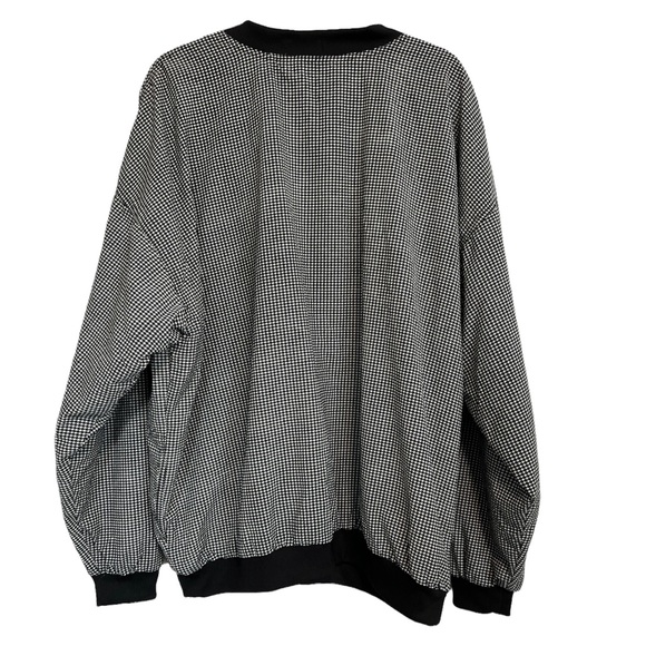 Winner Mate Golf Collection Jack Daniels Mens XL Nylon Houndstooth Windbreaker - Picture 2 of 11